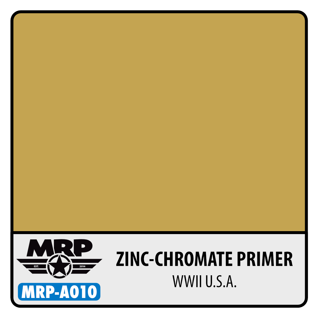 MRP-A010 WWII US Zinc Chromate Primer AQUA 17ml