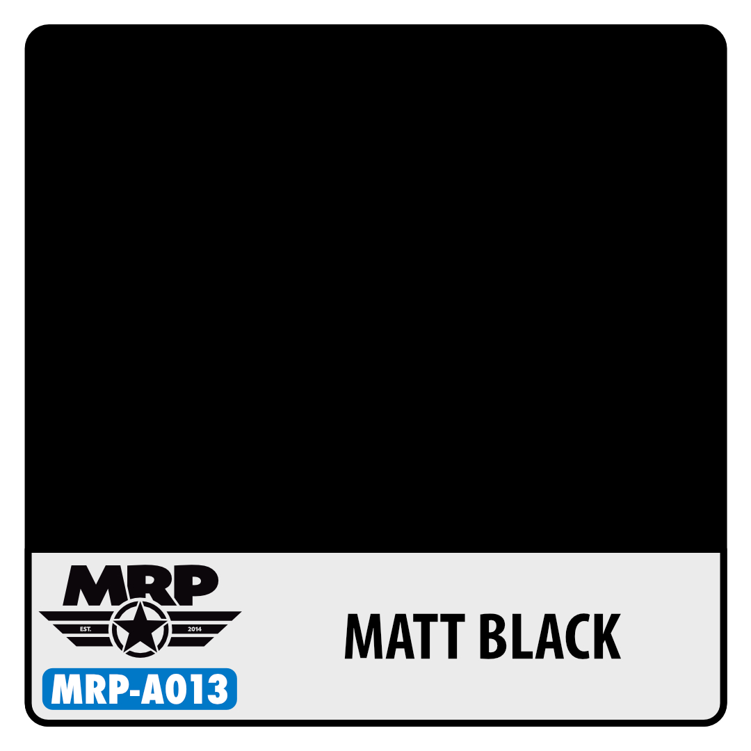 MRP-A013 Matt Black AQUA 17ml