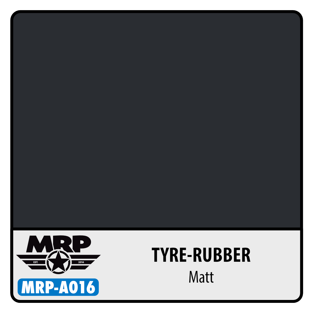 MRP-A016 Tyre Rubber Matt AQUA 17ml