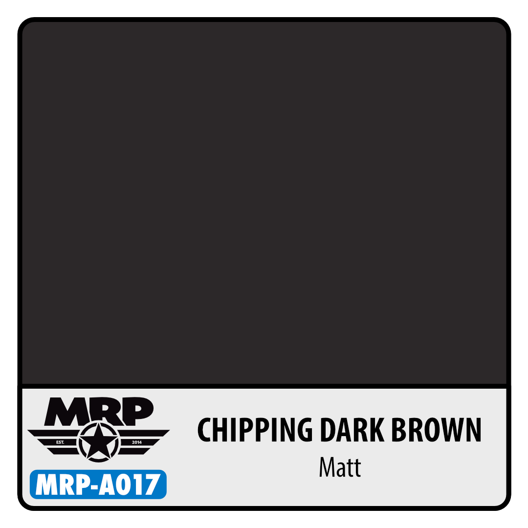 MRP-A017 Chipping Dark Brown Matt AQUA 17ml