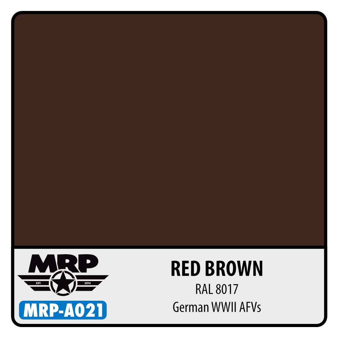 MRP-A021 Red Brown RAL8017 AQUA 17ml