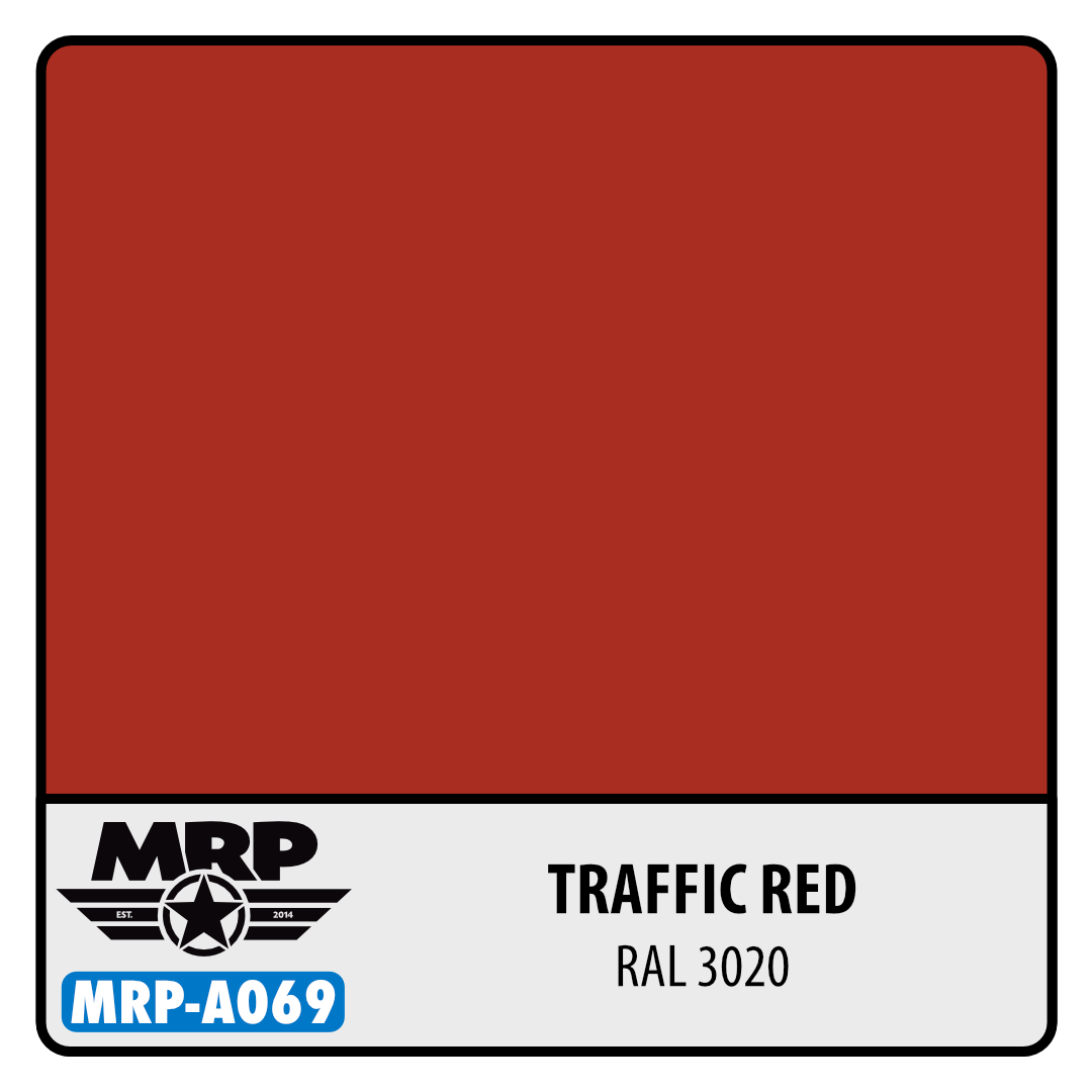 MRP-A069 Traffic Red RAL 3020 AQUA 17ml
