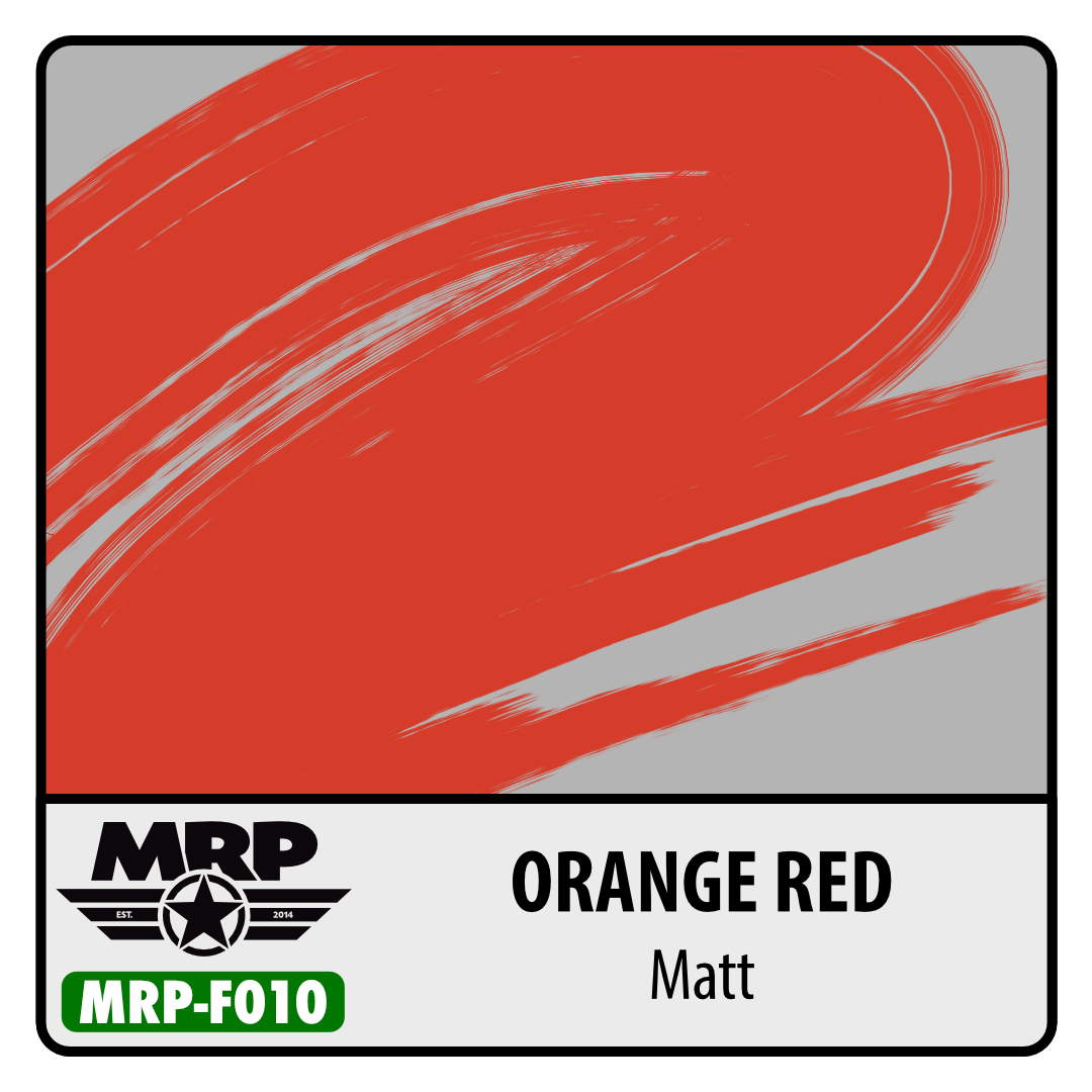 MRP-F010 Orange Red Matt AQUA FIGURE 17ml