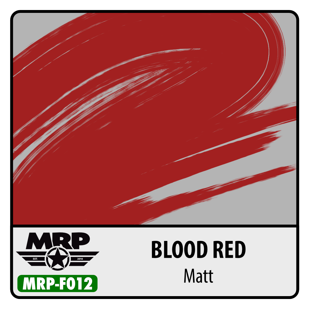 MRP F012 Blood Red Matt AQUA FIGURE 17ml HM Hobbies