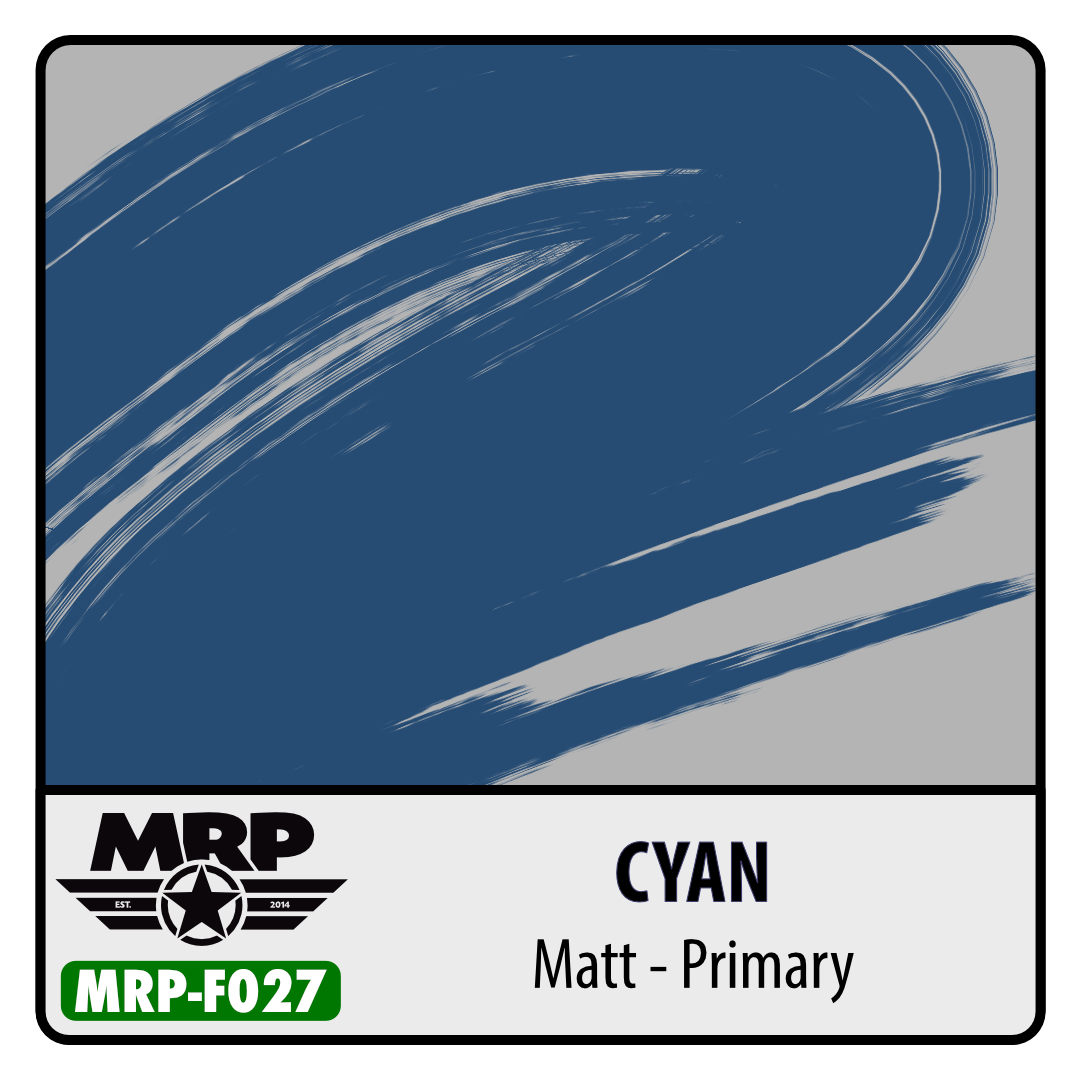 MRP-F027 Cyan - Primary Matt AQUA FIGURE 17ml