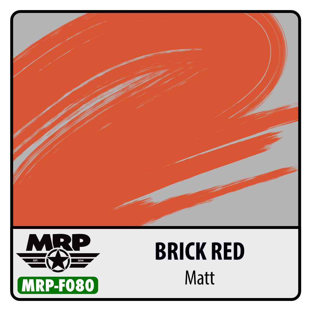 MRP-F080 Brick Red Matt AQUA FIGURE 17ml