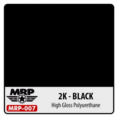 MRP-007 Black 2K (1:1 paint:hardener) 2x 15ml