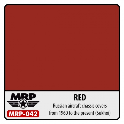 MRP-042 Red Chassis Covers Su-27, Su-35, Su-37 30ml