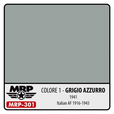 MRP-301 Colore 1 Grigio Azzurro 1941 Italian AF 1916-1943 30ml