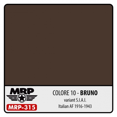 MRP-315 Colore 10 Bruno Variant S.I.A.I. Italian AF 1916-1943 30ml