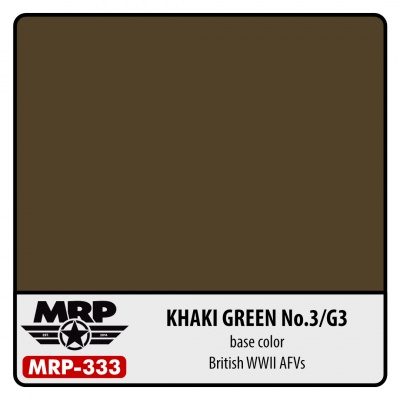 MRP-333 Khaki Green No.3/G3 British WWII AFV 30ml