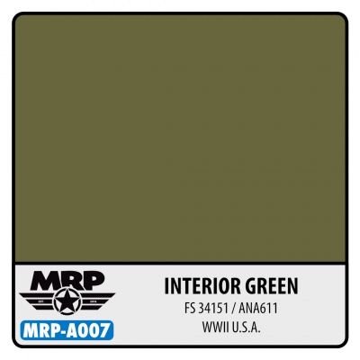 MRP-A007 WWII US Interior Green ANA 611 AQUA 17ml