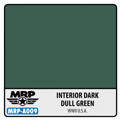 MRP-A009 WWII US Interior Dark Dull Green AQUA 17ml