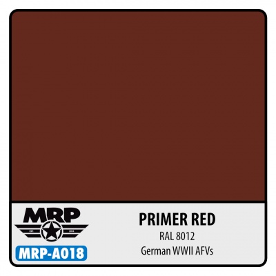 MRP-A018 Primer Red RAL8012 AQUA 17ml