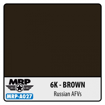MRP-A027 6K Russian AFV Brown AQUA 17ml