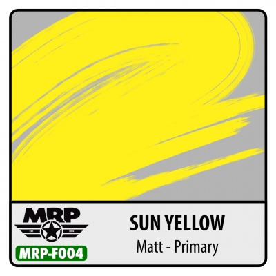 MRP-F004 Sun Yellow - Primary Matt AQUA FIGURE 17ml