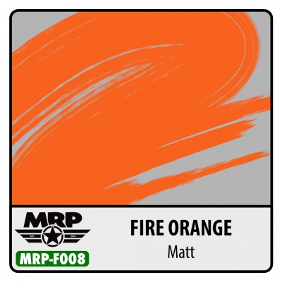 MRP-F008 Fire Orange Matt AQUA FIGURE 17ml